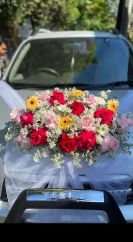 Bunga Hias Mobil Pernikahan di Rumah Duka Yos Sudarso Palangkaraya