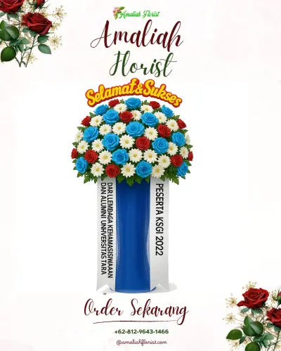 Standing Flower di Rumah Duka Yos Sudarso Palangkaraya